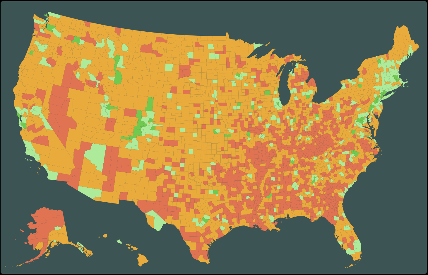 Choropleth-map